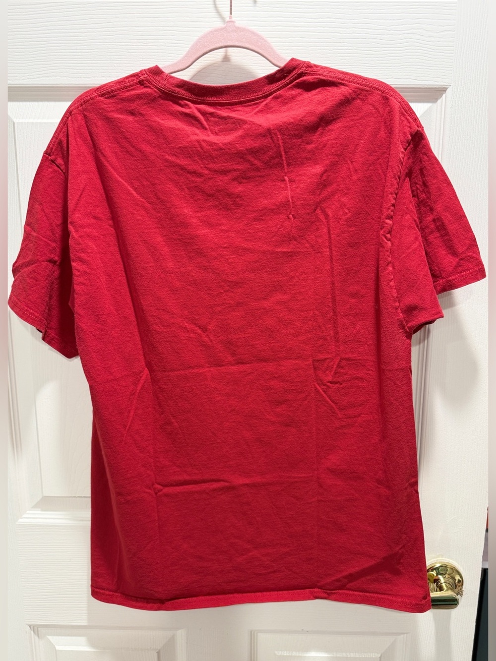 Champion Temple Football T-Shirt Men’s Large Red NCAA College Sports Graphic Tee - Picture 6 of 8